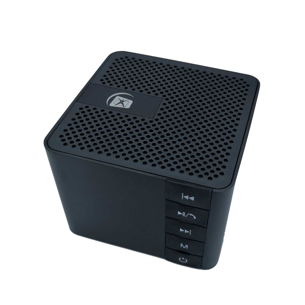 Enceinte Bluetooth Cube Lecteur mp3 sur micro SD, Cyber Express